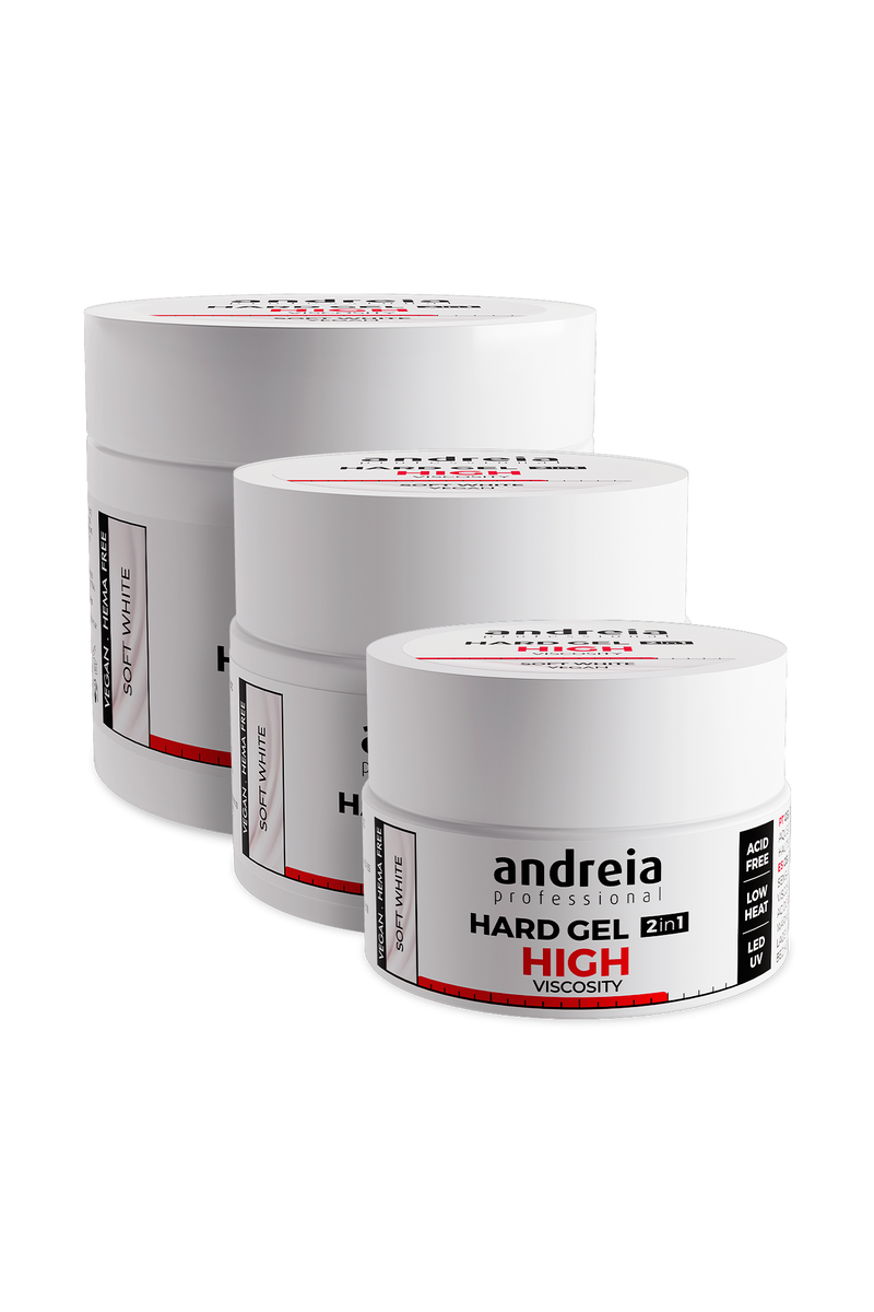 Hard Gel 2 in 1 - Soft White (High viscosity)