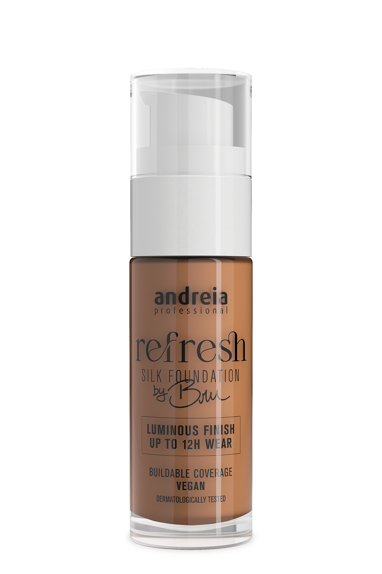 NINE grinding foundation neutral✕2 Refresh Silk Foundation by Bru - 06 Brown Sugar – Andreia Professional