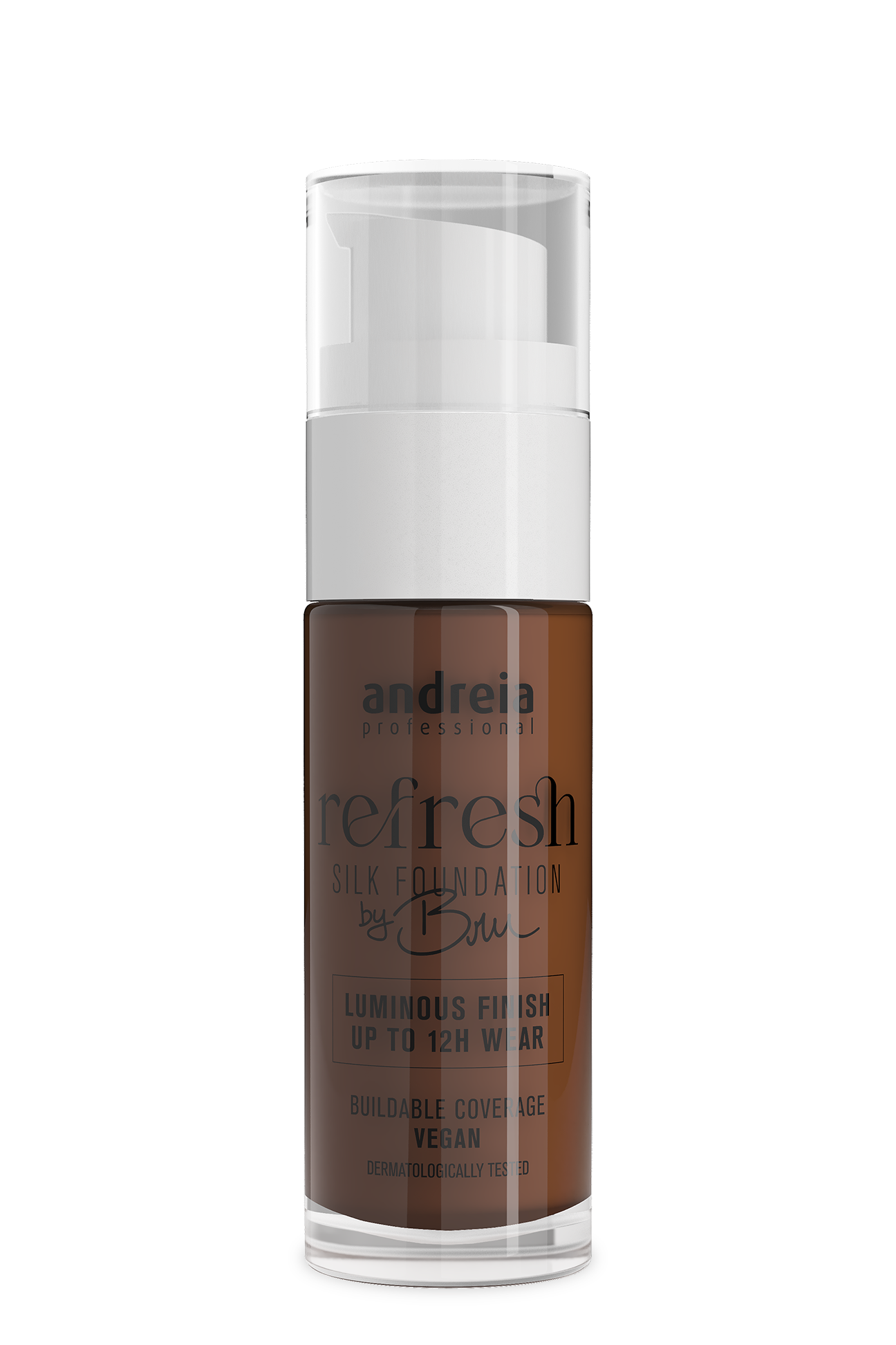Refresh Silk Foundation by Bru - 09 Milk Chocolate – Andreia