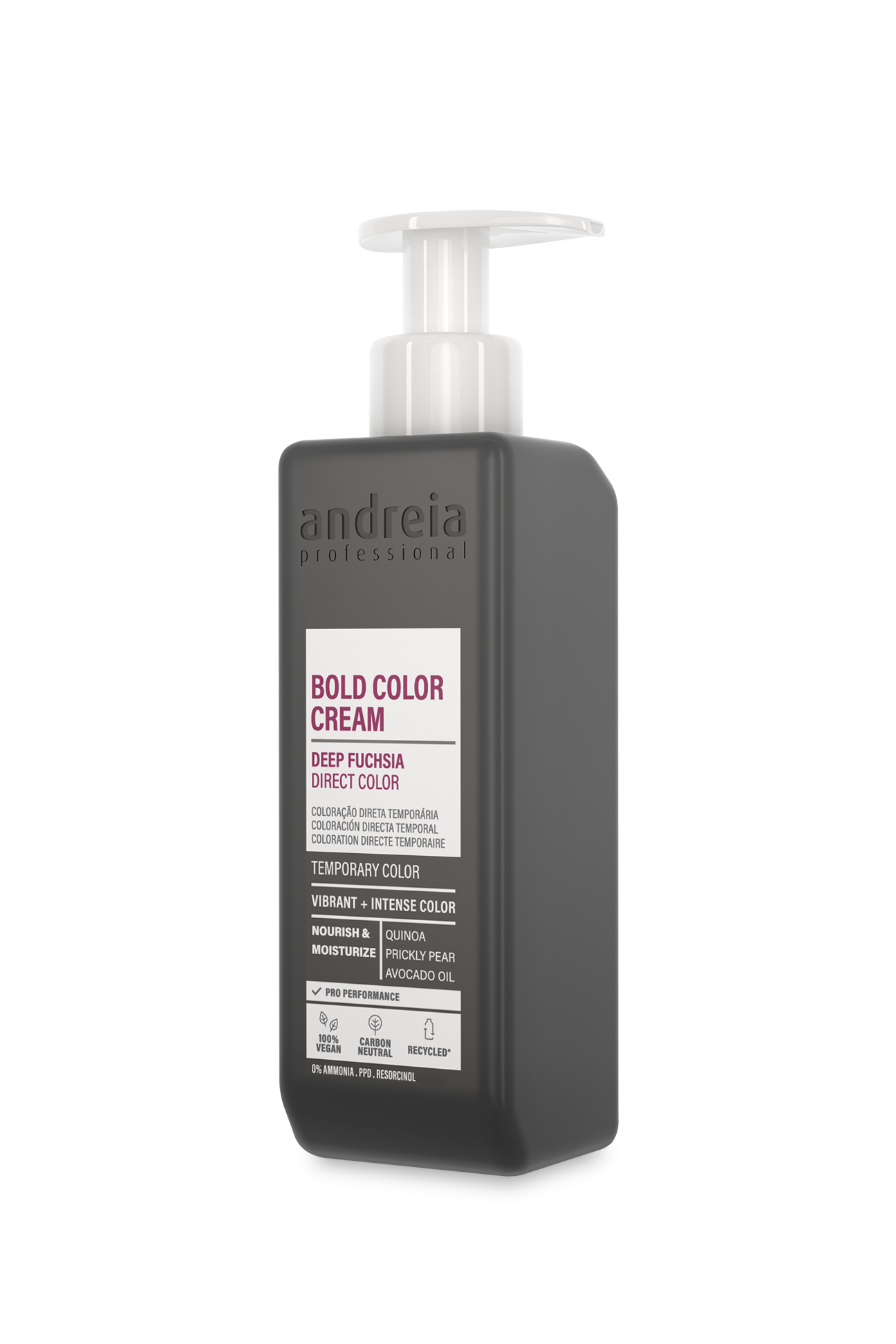 Bold Color Cream Direct Color - Deep Fuchsia – Andreia Professional