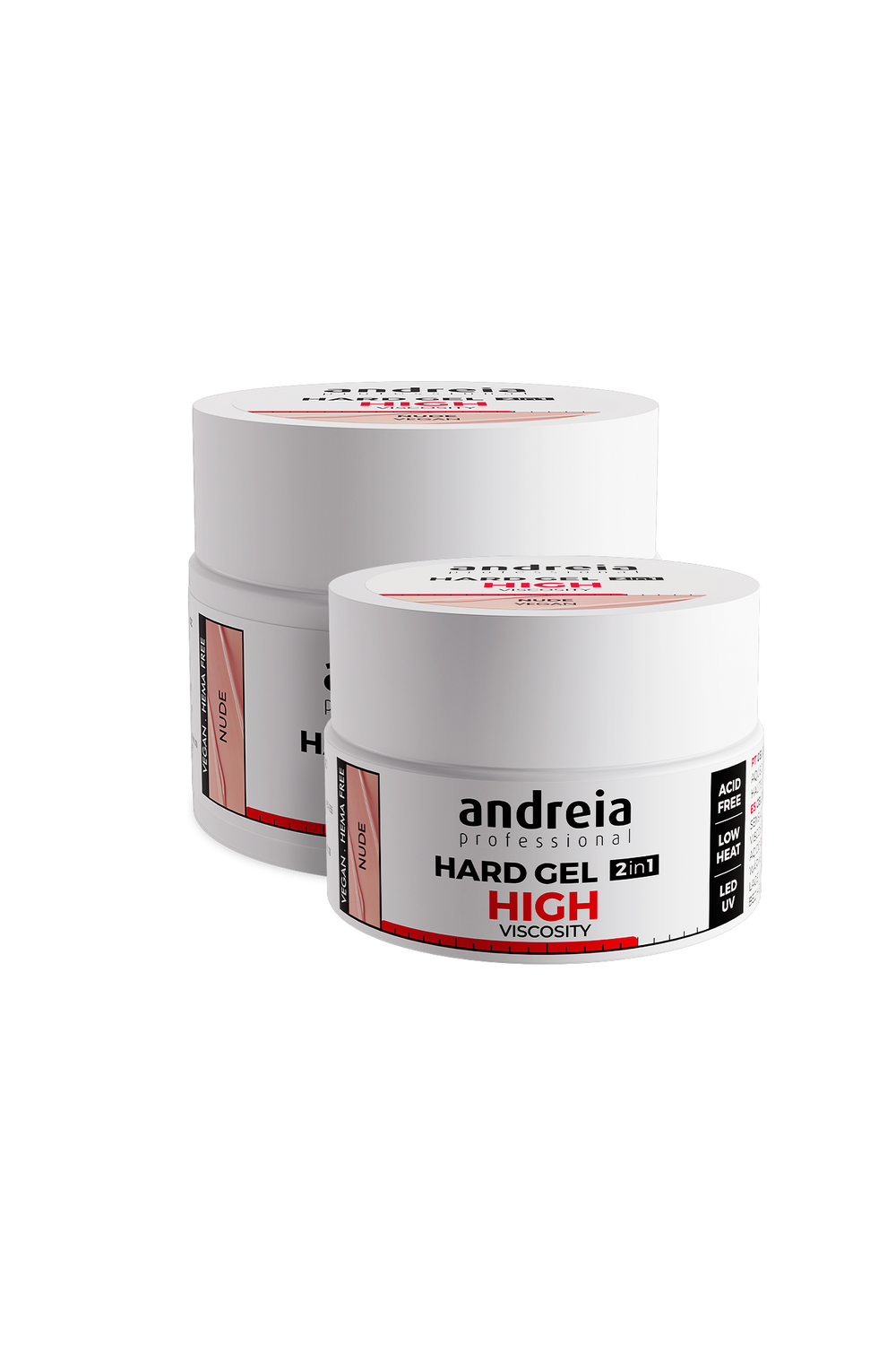 Hard Gel 2 in 1 Nude (High Viscosity) – Andreia Professional