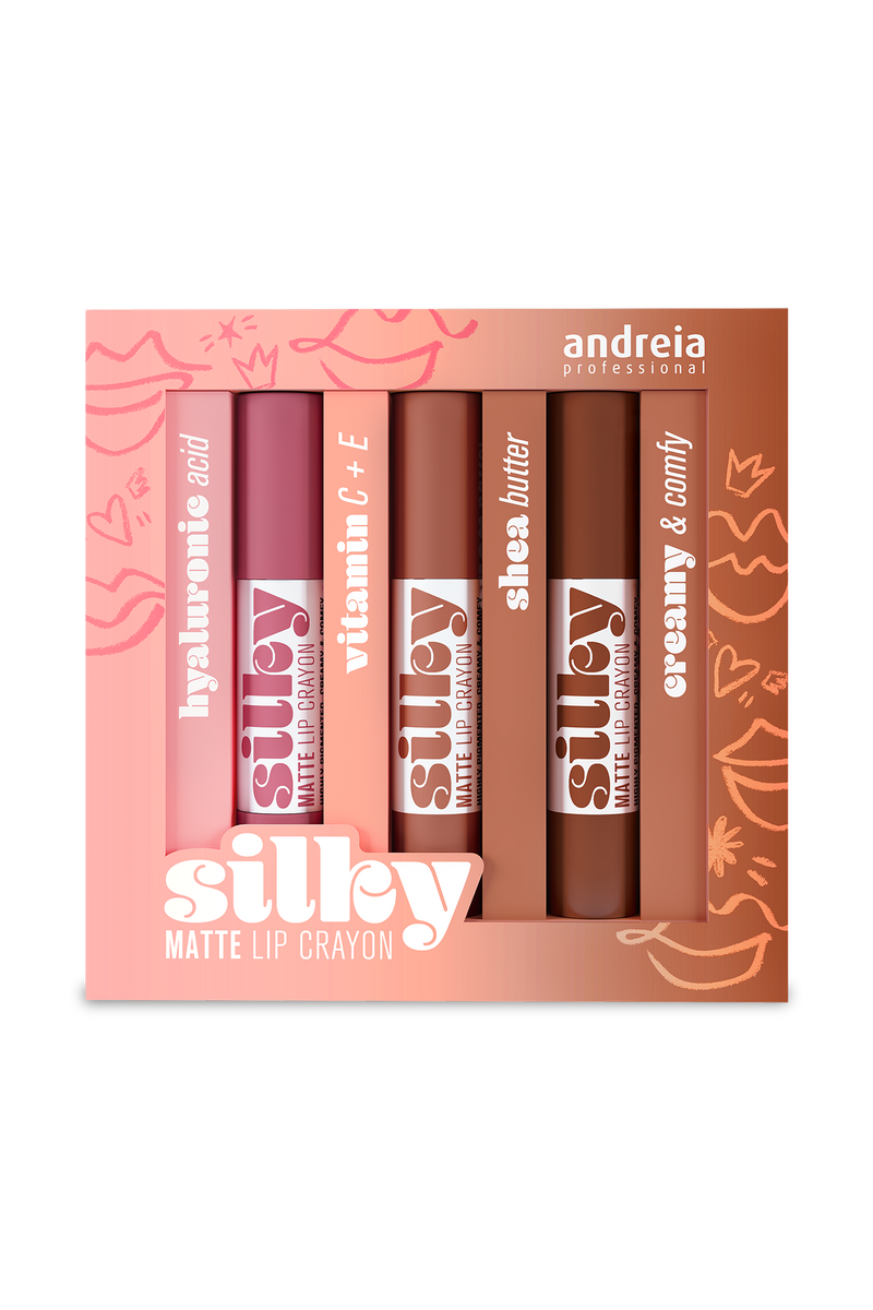 Silky Matte Lip Crayon Set