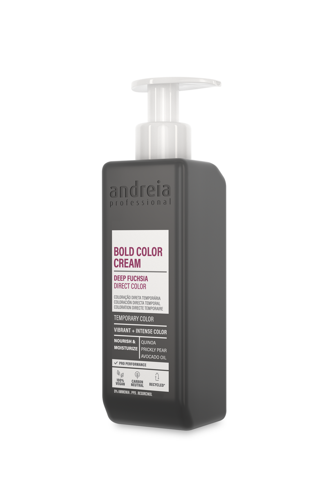 Bold Color Cream Direct Color - Deep Fuchsia – Andreia Professional
