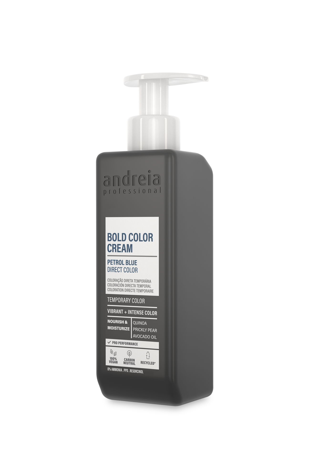 Bold Color Cream Direct Color - Petrol Blue – Andreia Professional